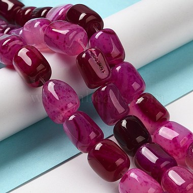 Natural Agate Beads Strands(G-H295-F01-10)-2