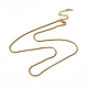201 Stainless Steel Wheat Chain Necklace for Men Women(NJEW-P268-A34-2X5)-1
