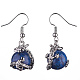 Natural Lapis Lazuli Dragon Dangle Earrings(EJEW-A092-12P-06)-2