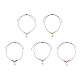 5Pcs 5 Style Natural Cowrie Shell Pendant Necklaces Set(NJEW-TA00046)-1