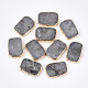 Electroplate Natural Labradorite Beads(G-S344-96)-1