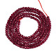 Dyed Natural Ruby Beads Strands(G-T143-06)-2