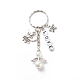 Valentine's Day Letter Bead Love and Star with Word Just For You Keychains(KEYC-JKC00377)-1
