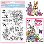 Custom PVC Plastic Clear Stamps, for DIY Scrapbooking, Photo Album Decorative, Cards Making, Rabbit, 160x110x3mm(DIY-WH0448-0810)