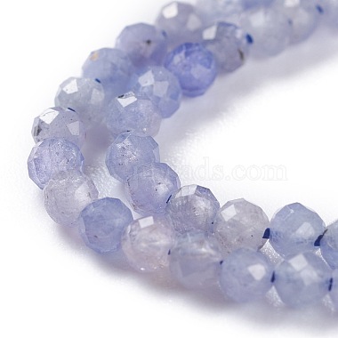 Perles tanzanite naturel brins(G-A026-A05-3mm)-3