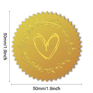 Self Adhesive Gold Foil Embossed Stickers(DIY-WH0211-362)-2