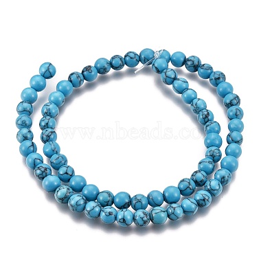 Synthetic Turquoise Beads Strands(Z0NDC014-1)-2