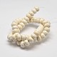 Rondelle Natural Magnesite Beads Strands(X-G-M138-25)-2