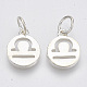 925 Sterling Silver Charms(X-STER-T002-44S-08)-3