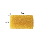 Rubber Eraser, for Cleaning Sandpaper, Rough Tape, Skateboard Shoes and Sanding Discs, Rectangle, Gold, 70x40x10mm(FIND-WH0053-86C)