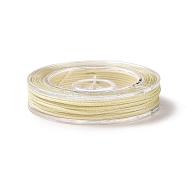 Nylon Thread for Jewelry Making, Floral White, 0.8mm, about 7.65~9.84 yards(7~9m)/roll(NWIR-N001-0.8mm-19)