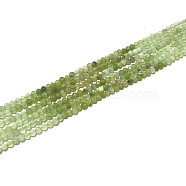 Natural Chrysoprase Beads Strands, Round, Faceted, 2mm, Hole: 0.5mm, about 192pcs/Strand, 15.16 inch(38.5cm)(G-P438-C01-2mm)