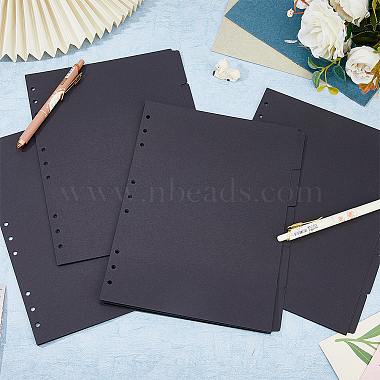 B5 5 Sheets Paper Binder Dividers(DIY-WH0308-508B-02)-3