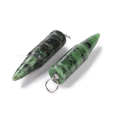 Natural Ruby in Zoisite Pointed Pendants(G-D850-14)-3