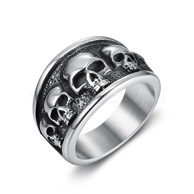 Skull Titanium Steel Finger Rings