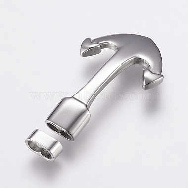 304 Stainless Steel Hook Clasps(STAS-E144-134P)-2