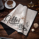 Posavasos de algodón y lino con tema de café.(AJEW-WH0201-019)-5