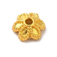 Alloy Bead Caps, 6-Petal, Flower, Golden, 5.5~6x2mm, Hole: 1mm(PALLOY-F294-01G)