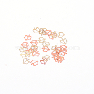 Brass Cabochons, Nail Art Decoration Accessories for Women, Constellations, Ajna, Sagittarius: 5x5.5x0.1mm, about 1000pcs/bag(MRMJ-WH0062-07I)