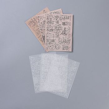 Scrapbook Paper, Vegetable Parchment & Munken Paper, for DIY Album Scrapbook, Greeting Card, Background Paper, Diary Decorative, Life of Essays, 14x10cm, 30 sheets/bag