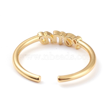 Constellation/Zodiac Sign Brass Cuff Rings(RJEW-O042-06G-A)-3