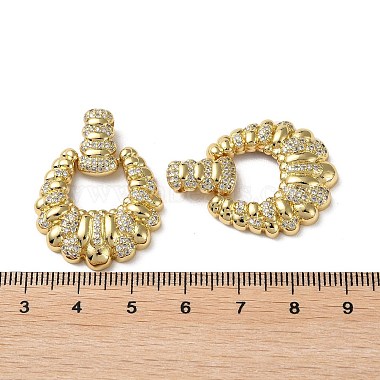 Rack Plating Brass Micro Pave Clear Cubic Zirconia Pendants(KK-M268-03G)-3