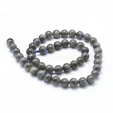 Natural Labradorite Beads Strands(G-P326-01-6mm)-2