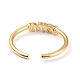 Constellation/Zodiac Sign Brass Cuff Rings(RJEW-O042-06G-A)-3