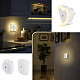 3Pcs 3 Styles ABS Plastic Sensor LED Night Light(AJEW-TA0003-03)-11