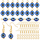 ARRICRAFT DIY Blue Evil Eye Earring Making Kit(DIY-AR0002-85)-1