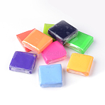 Polymer Clay Plasticine Toys, Children DIY Art Colorful Dough Plasticine DIY Craft, For Learning and Education Toys, Mixed Color, 50~52x50~52x14~18mm(DIY-Q012-M)