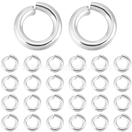 300Pcs 304 Stainless Steel Jump Rings, Open Jump Rings, Round Ring, Silver, 20 Gauge, 4x0.8mm, Inner Diameter: 2.5mm(STAS-BBC0004-98D)