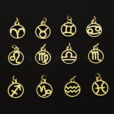 Golden Constellation 201 Stainless Steel Charms