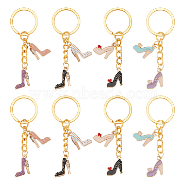 Shoes Alloy Keychain