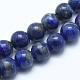 Natural Lapis Lazuli Beads Strands(G-E483-17-8mm)-1