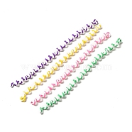 Polymer Clay Hair Styling Braider Chip, Twist Barrette Spiral Spin Hair Braider Tool, for Girls Women, Mixed Color, 210~225x3.5mm(MRMJ-P016-01)