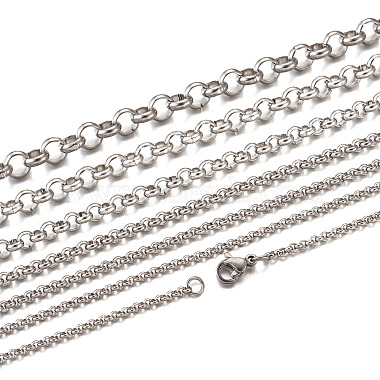 Steel Rolo Chain for Necklace(MAK-TA0001-02P)-3