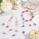 100Pcs 2 Colors Spray Painted Resin Connector Charms(FIND-AR0003-09)-4