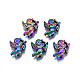 Rack Plating Rainbow Color Alloy Beads(PALLOY-S180-330)-1