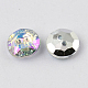 2-Hole Taiwan Acrylic Rhinestone Flat Round Buttons(BUTT-F015-10mm-14)-2