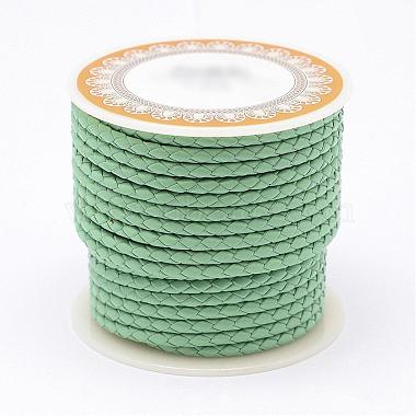 4mm MediumAquamarine Leather Thread & Cord