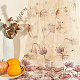 Embroidered Flowers Polyester Tulle Lace Fabric(DIY-WH0449-31D)-5