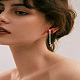 1 Pair Alloy Stud Earrings(EJEW-LP0007-077A)-1