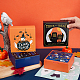Benecreat 16pcs 4 motifs carrés Halloween pliable boîte-cadeau en papier créatif(CON-BC0007-01)-3