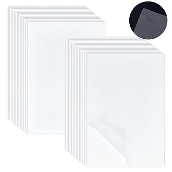 A5 PET Protective Film, Plastic Lamination Sheet, for Photo Frame, Rectangle, White, 215x147x0.3mm, 100 sheets/bag