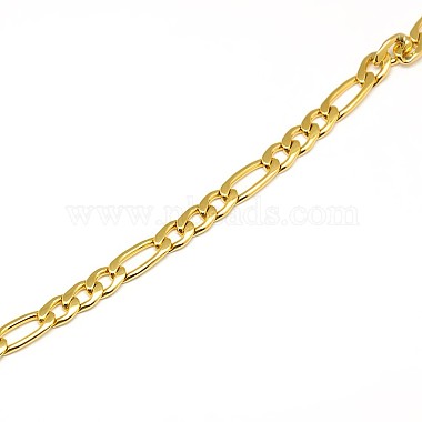 304 Stainless Steel Figaro Chain Necklace Making(STAS-A028-N021)-3