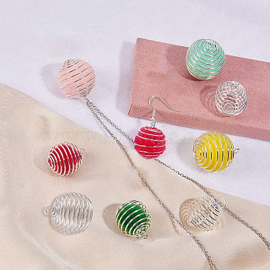 Iron Wire Pendants(KK-SC0001-01)-6