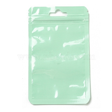 Aquamarine Rectangle Plastic Bags
