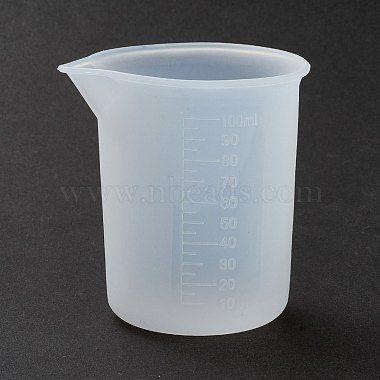 White Silicone Measuring Cups