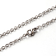 304 Stainless Steel Cable Chain Necklaces(STAS-M174-027P)-1